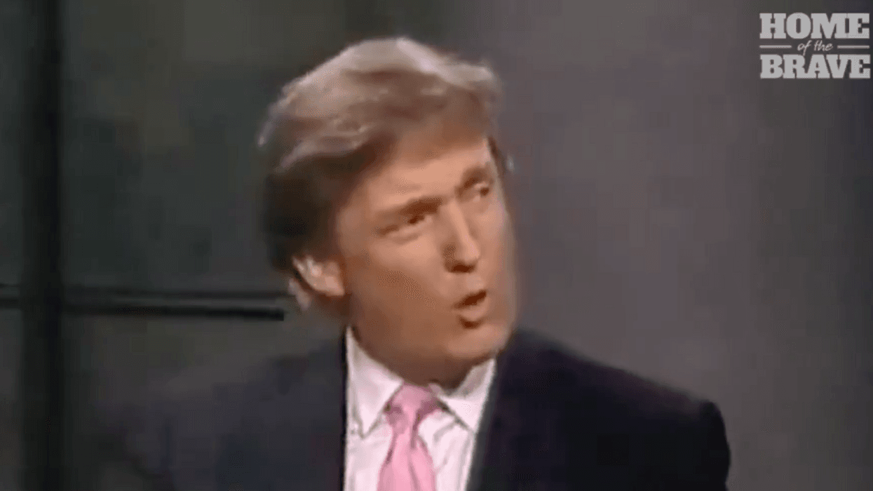 Screenshot of Donald Trump