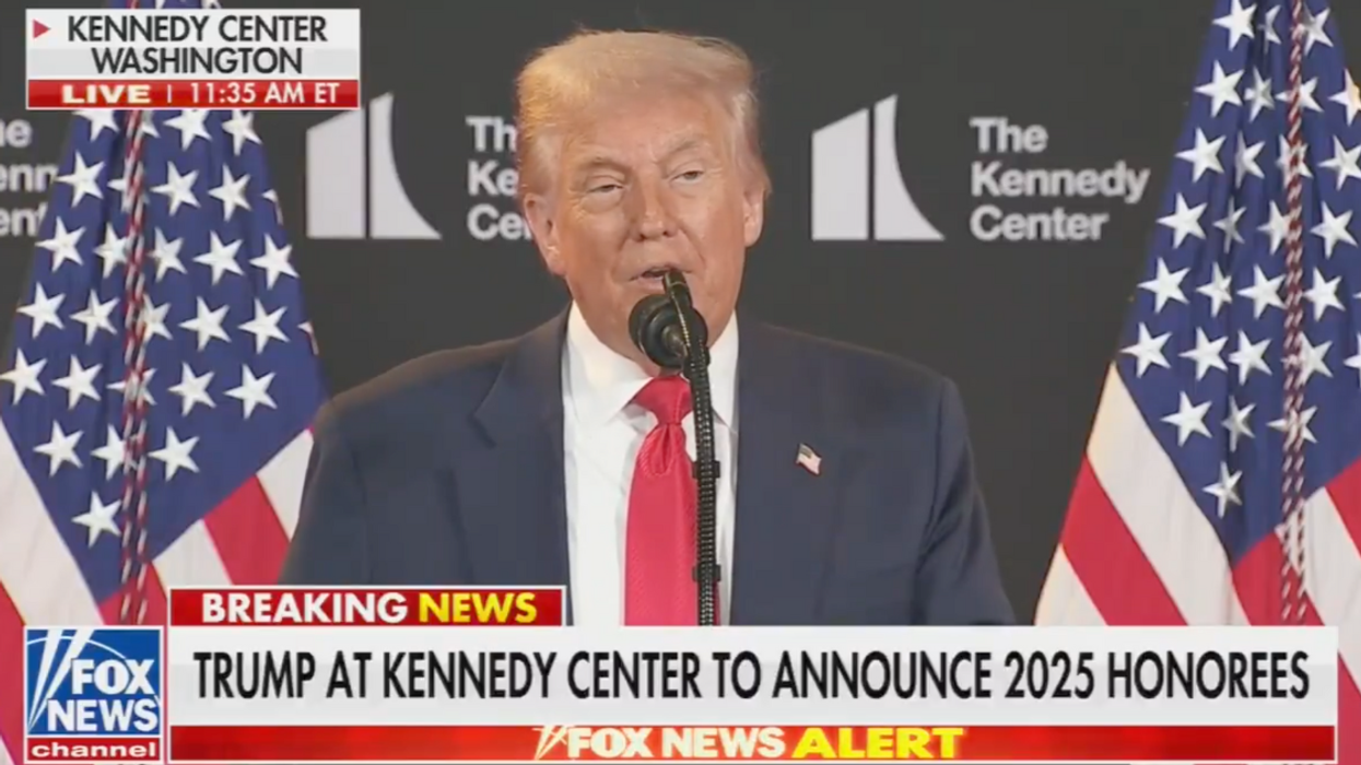 Screenshot of Donald Trump