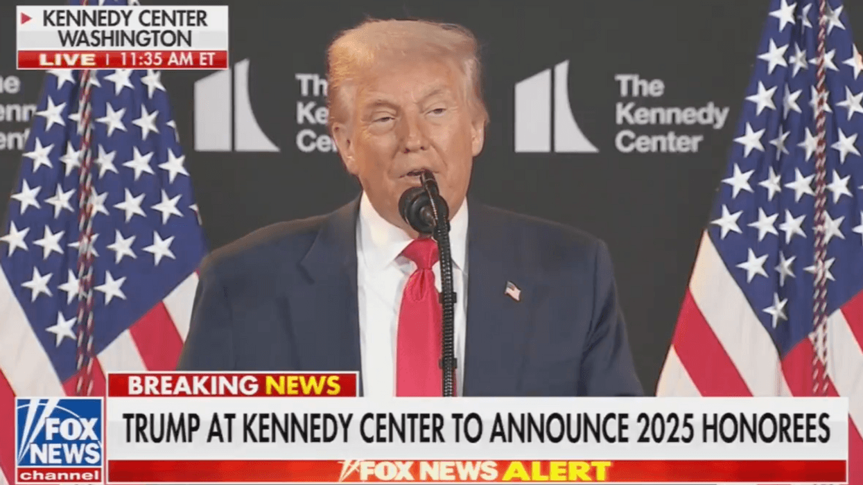 Screenshot of Donald Trump