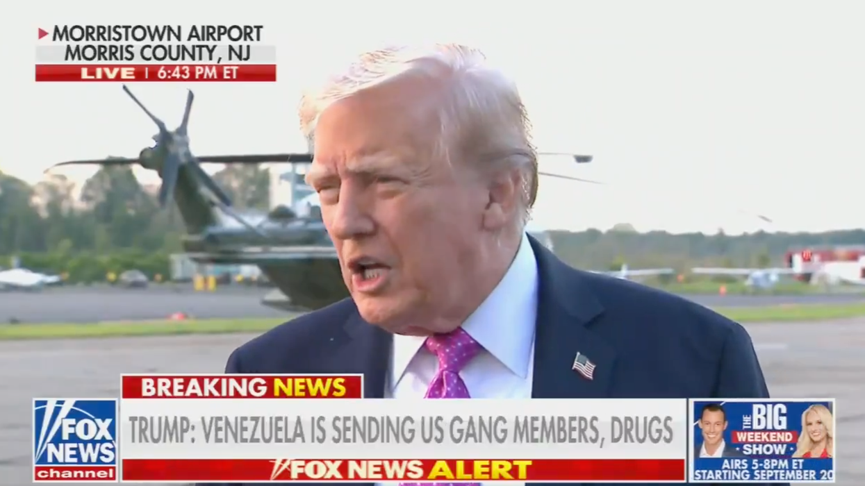 Screenshot of Donald Trump