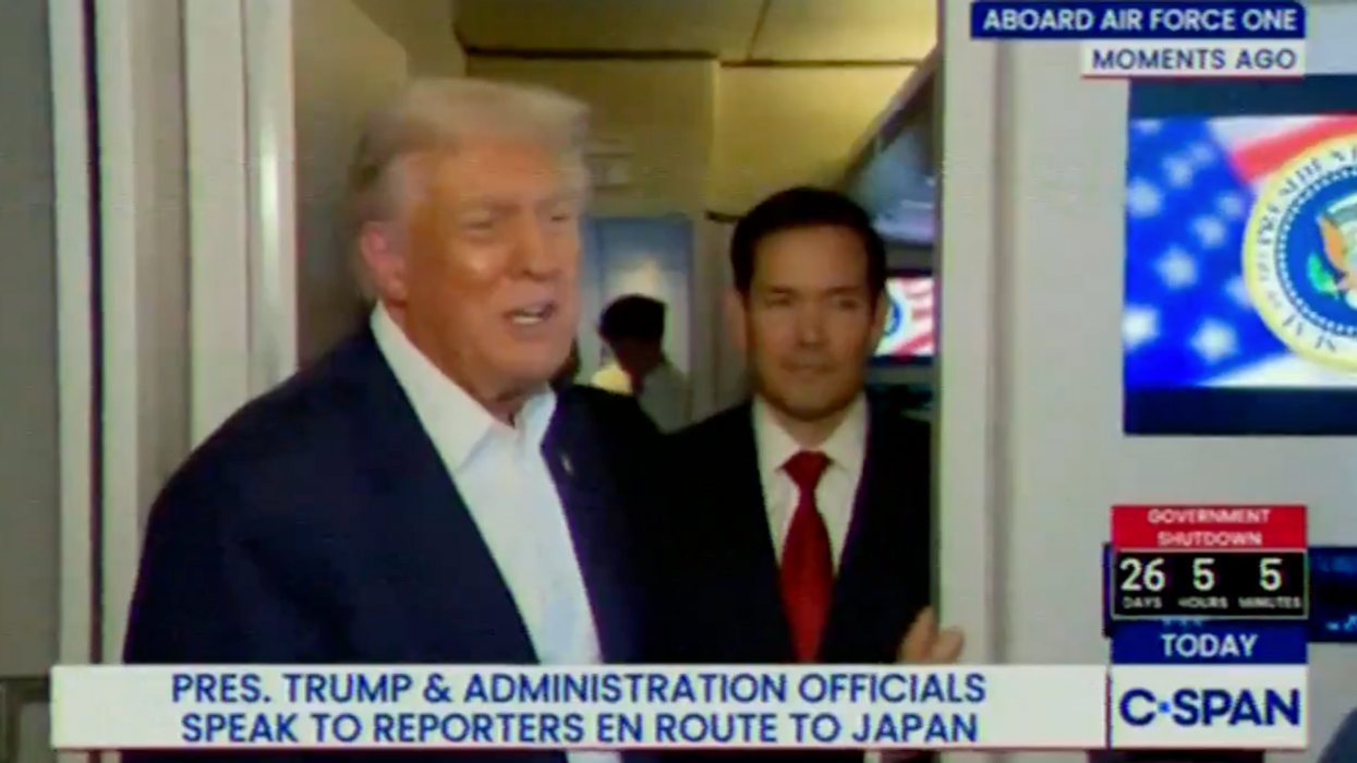 Screenshot of Donald Trump
