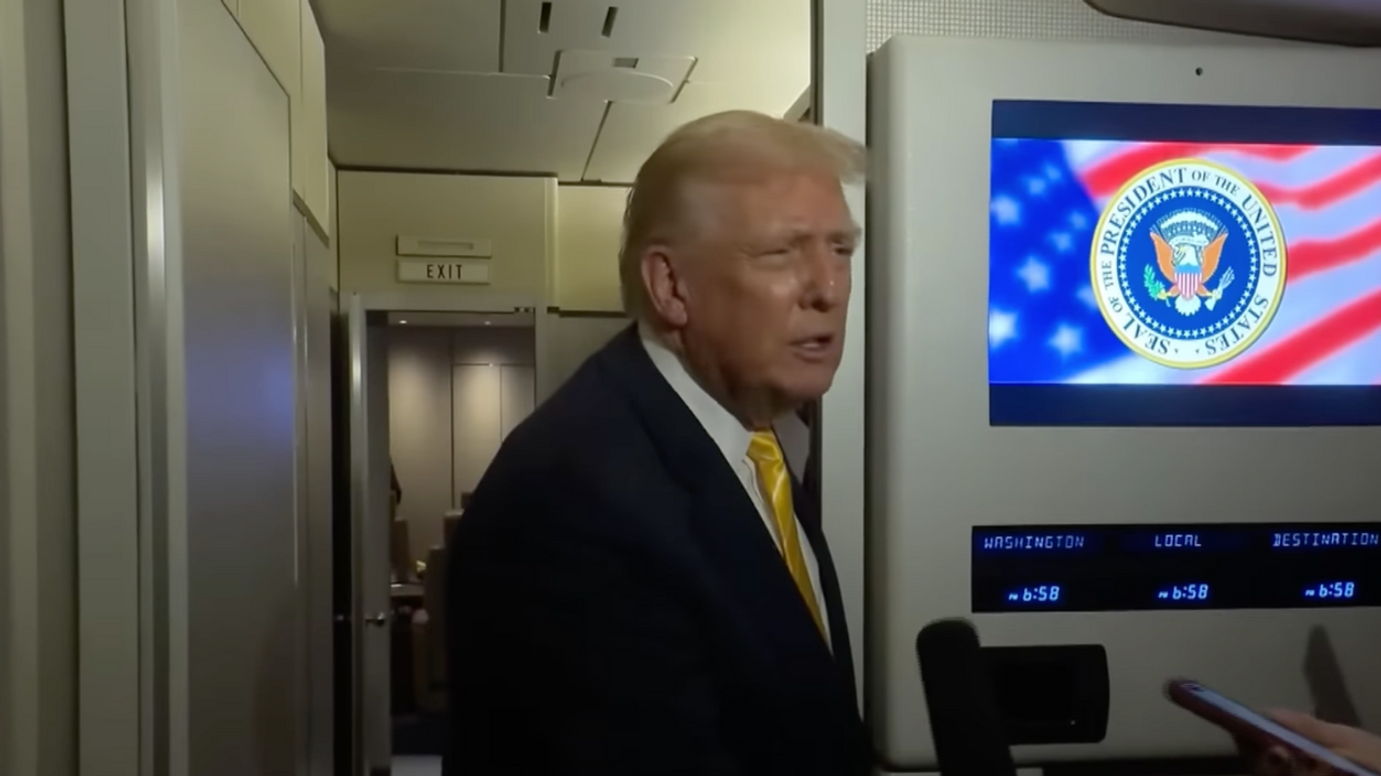 Screenshot of Donald Trump