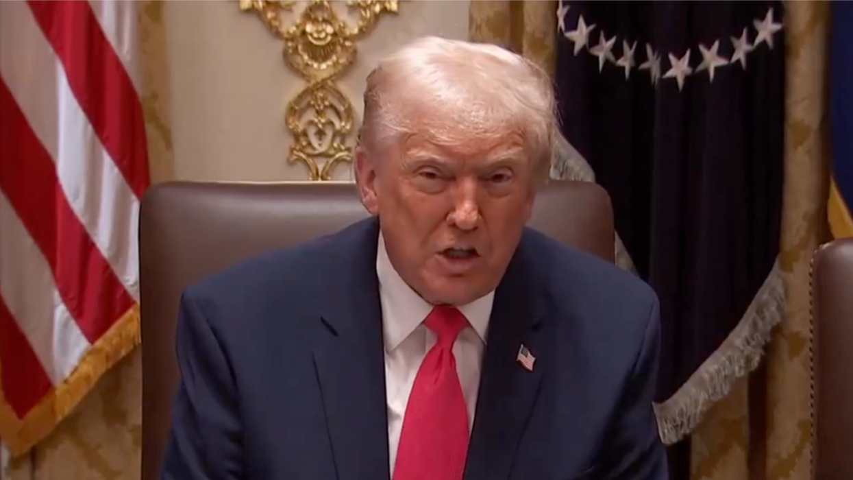 Screenshot of Donald Trump