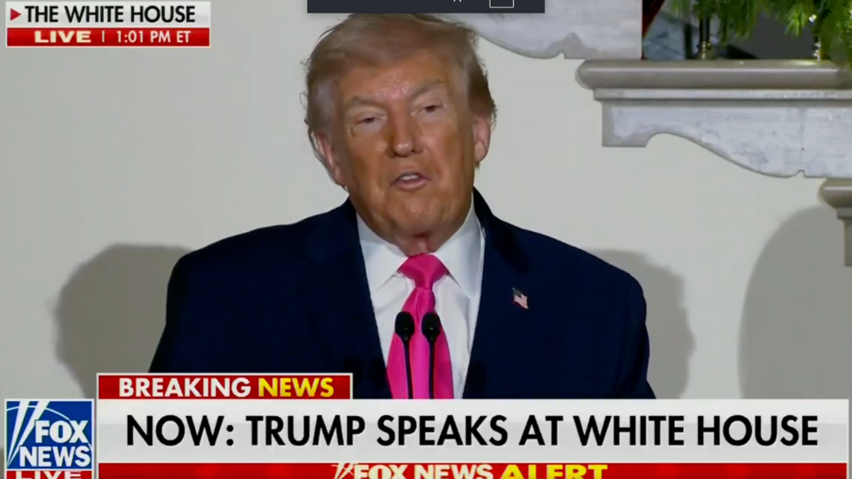 Screenshot of Donald Trump