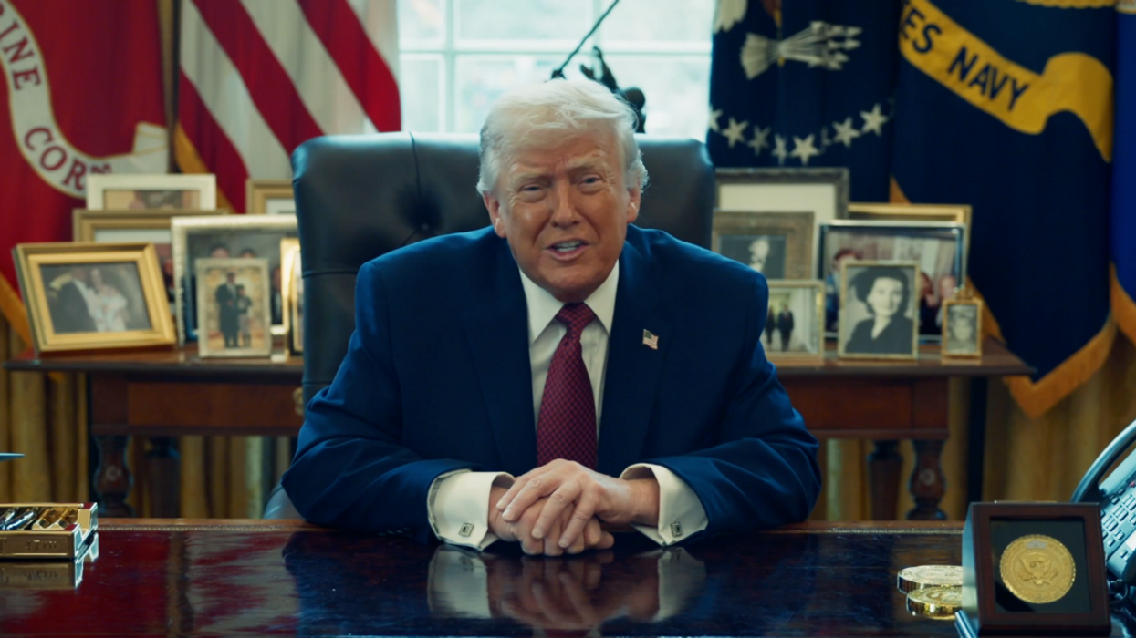 Screenshot of Donald Trump