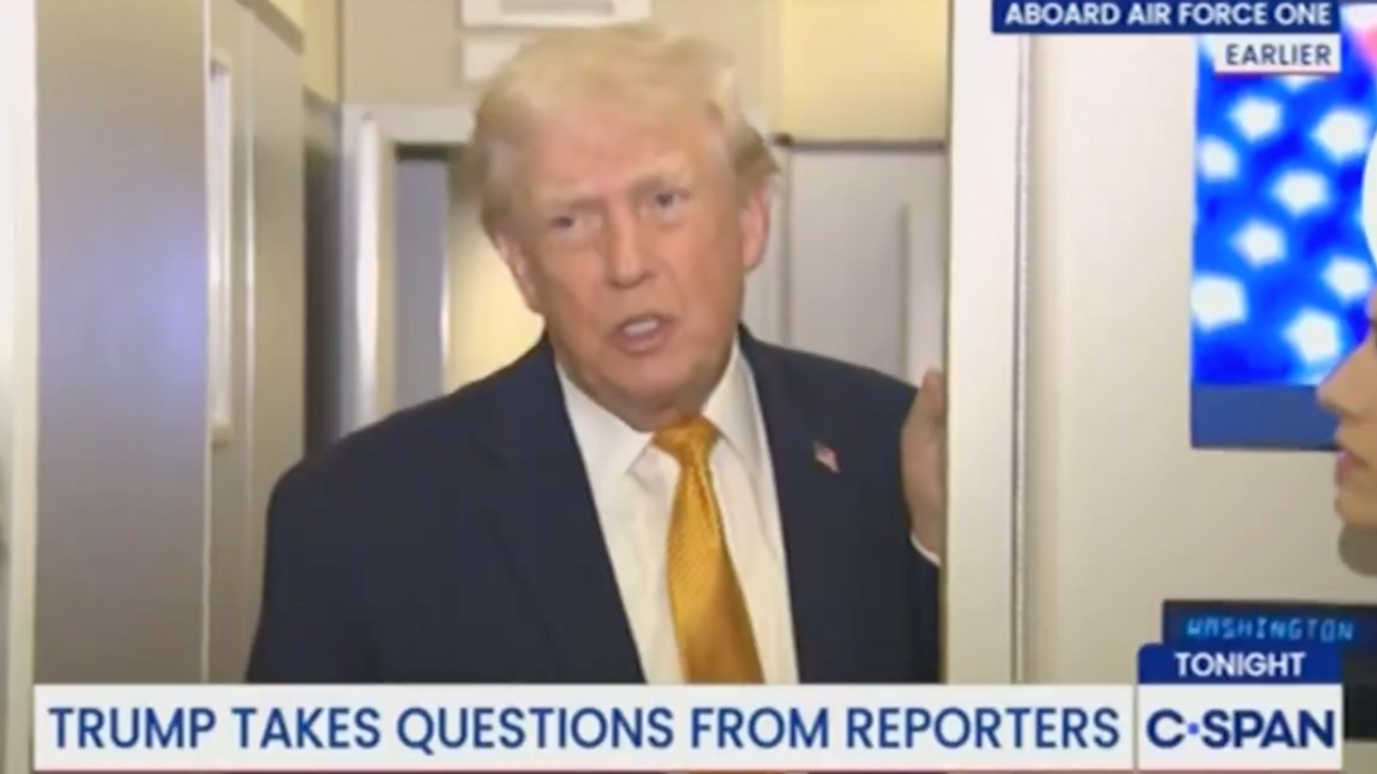 Screenshot of Donald Trump