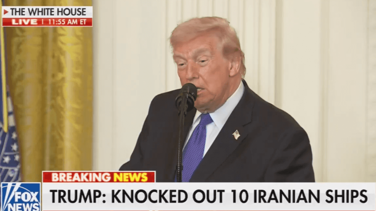 Screenshot of Donald Trump