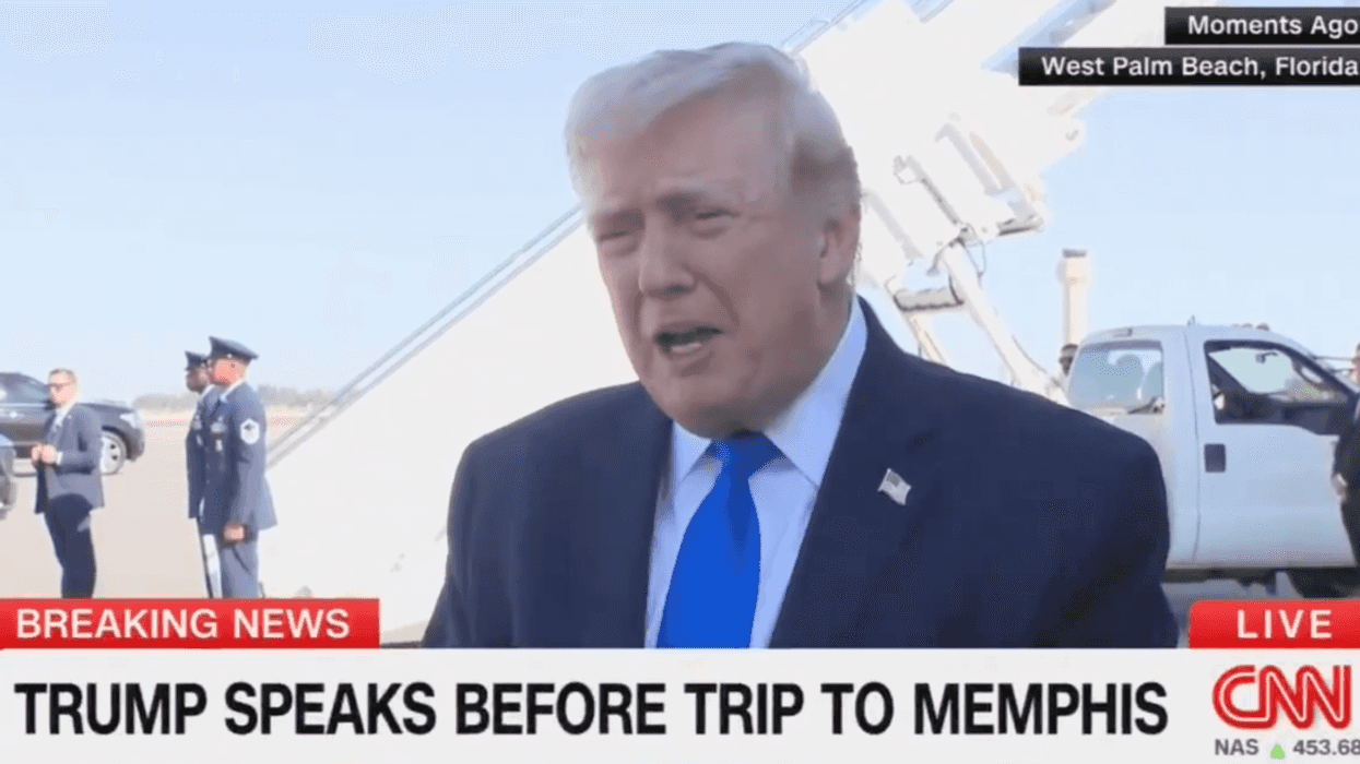 Screenshot of Donald Trump