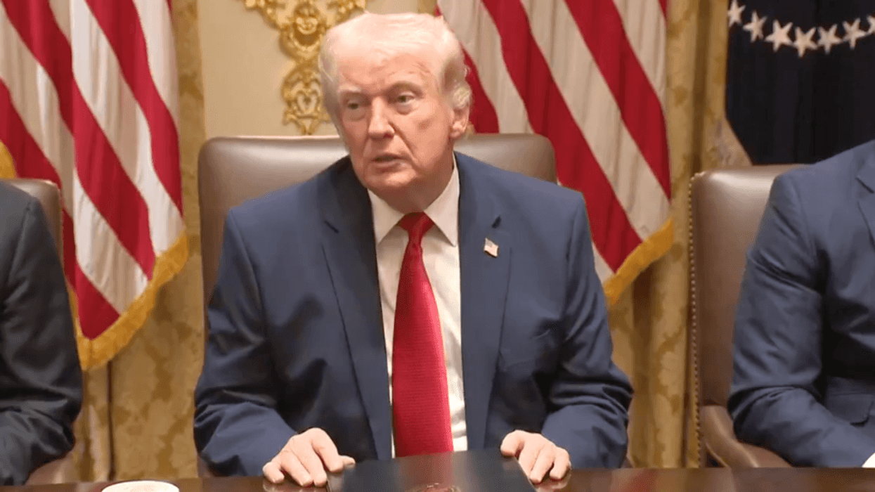 Screenshot of Donald Trump