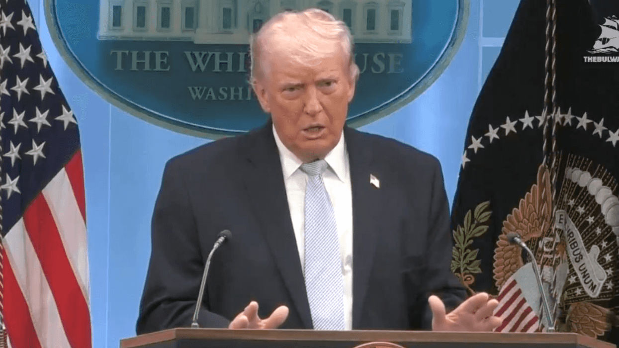 Screenshot of Donald Trump