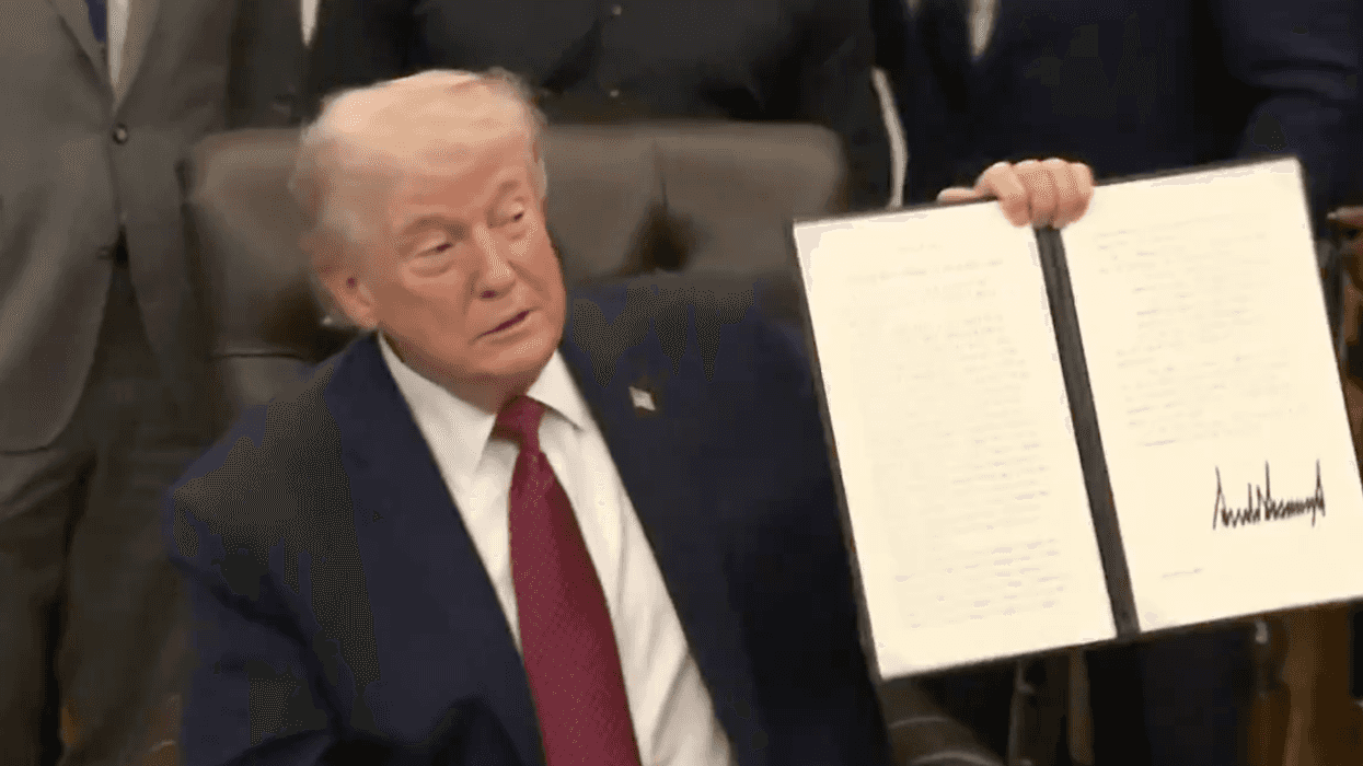 Screenshot of Donald Trump