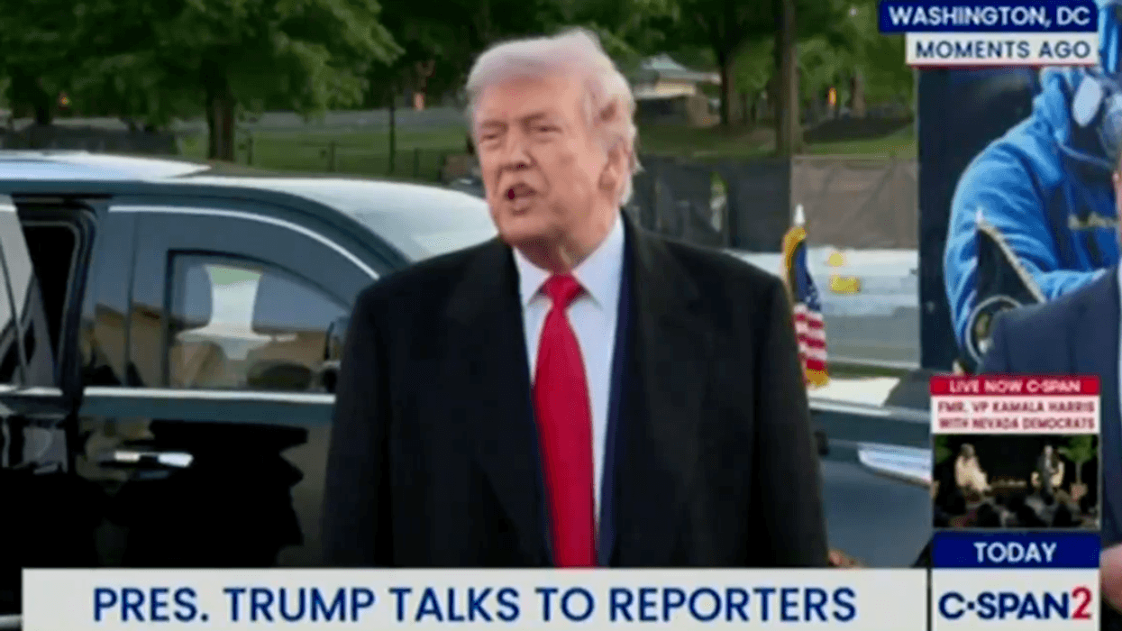 Screenshot of Donald Trump