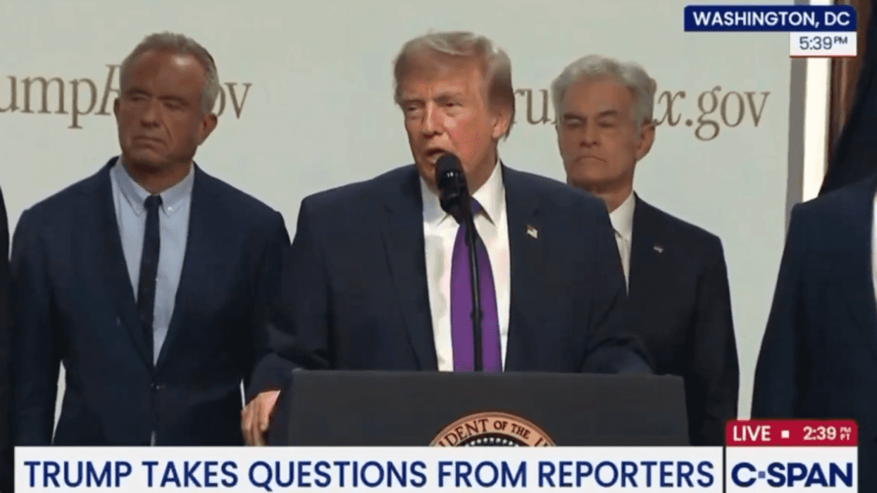 Screenshot of Donald Trump