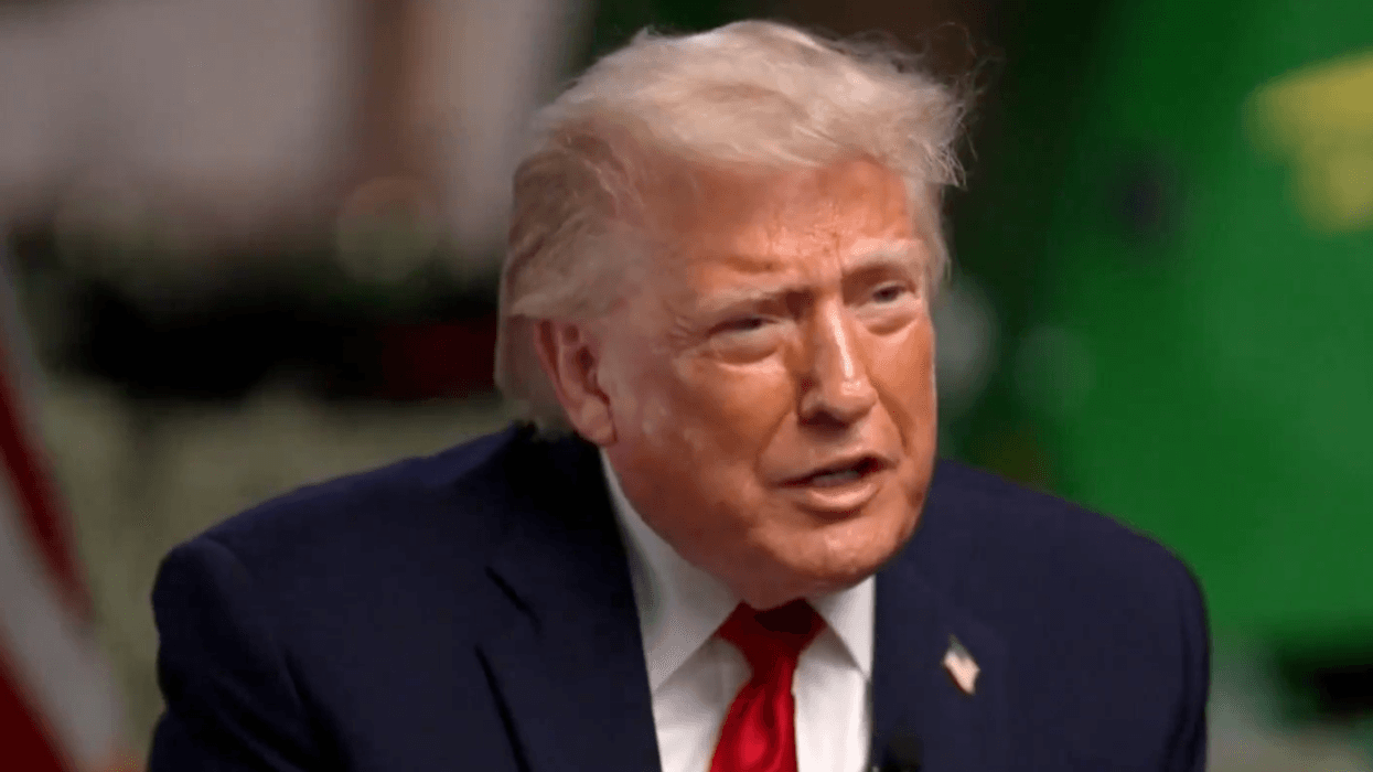 Screenshot of Donald Trump