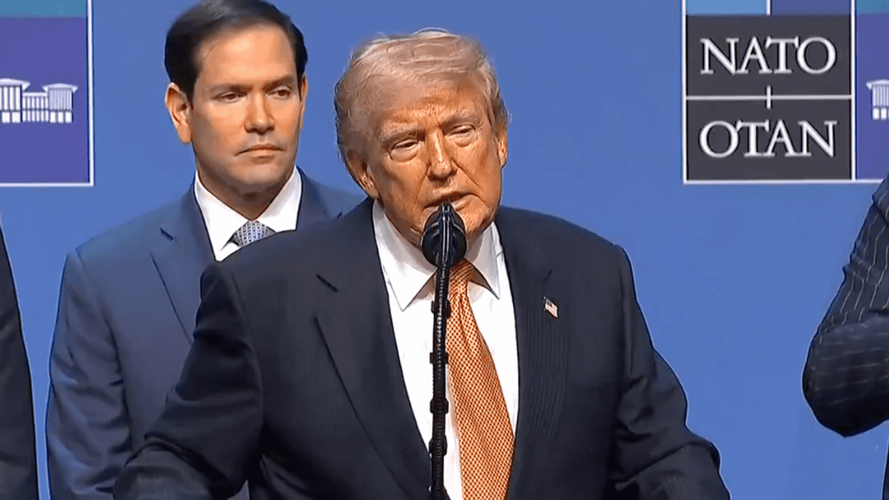 Screenshot of Donald Trump
