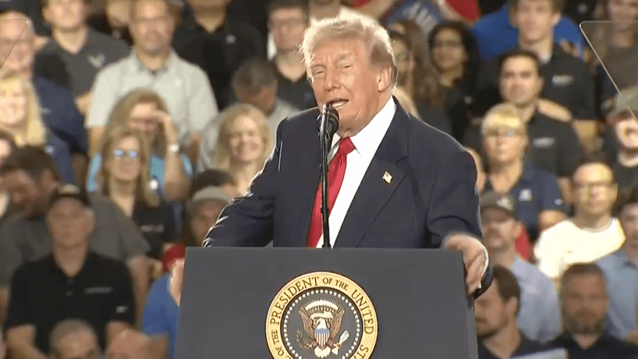 Screenshot of Donald Trump