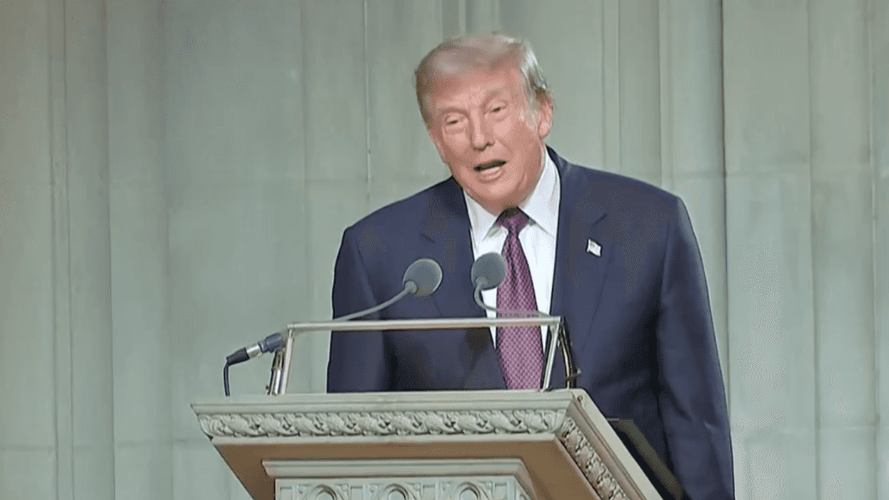 Screenshot of Donald Trump