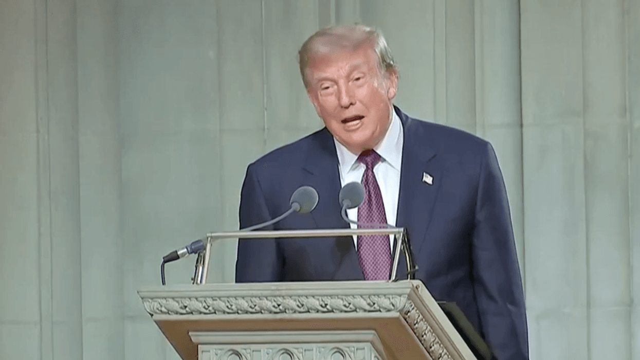 Screenshot of Donald Trump