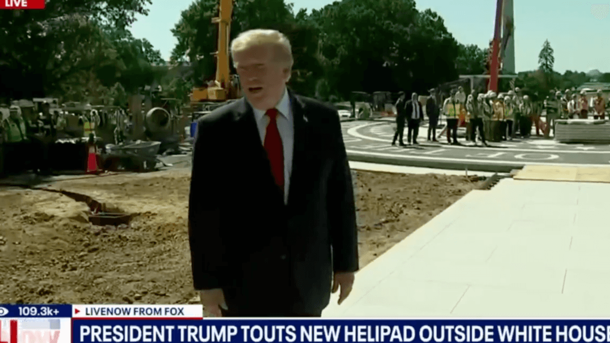 Screenshot of Donald Trump