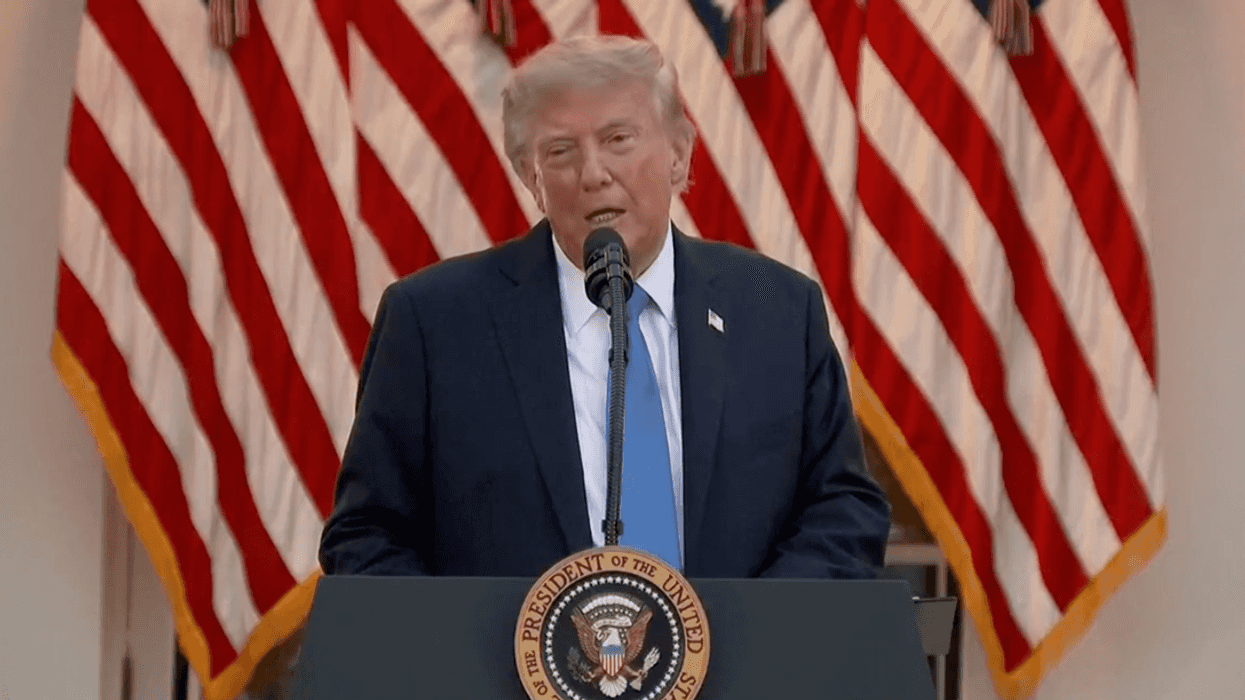 Screenshot of Donald Trump