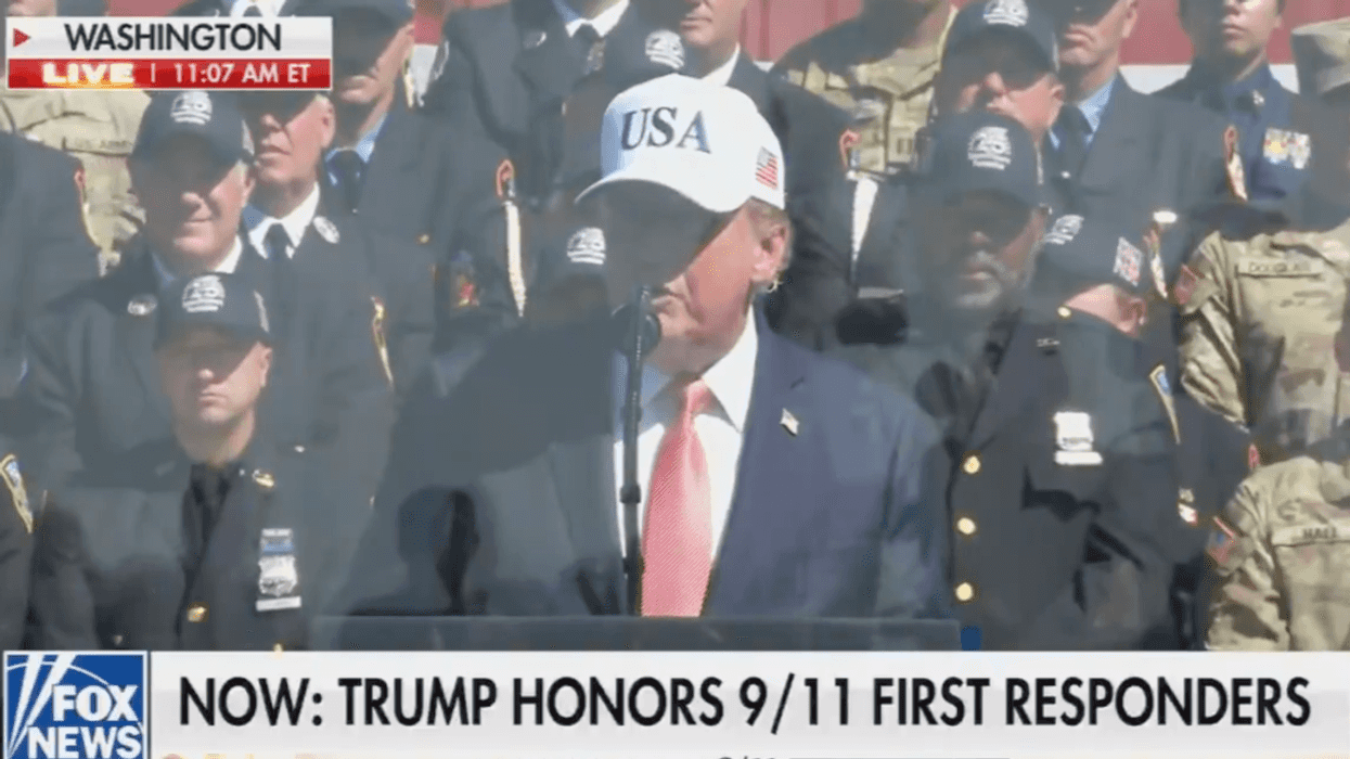 Screenshot of Donald Trump