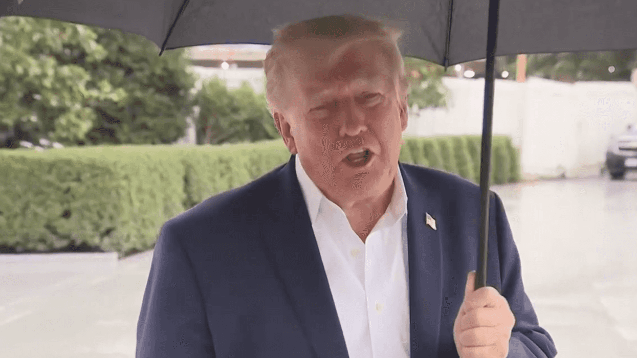 Screenshot of Donald Trump