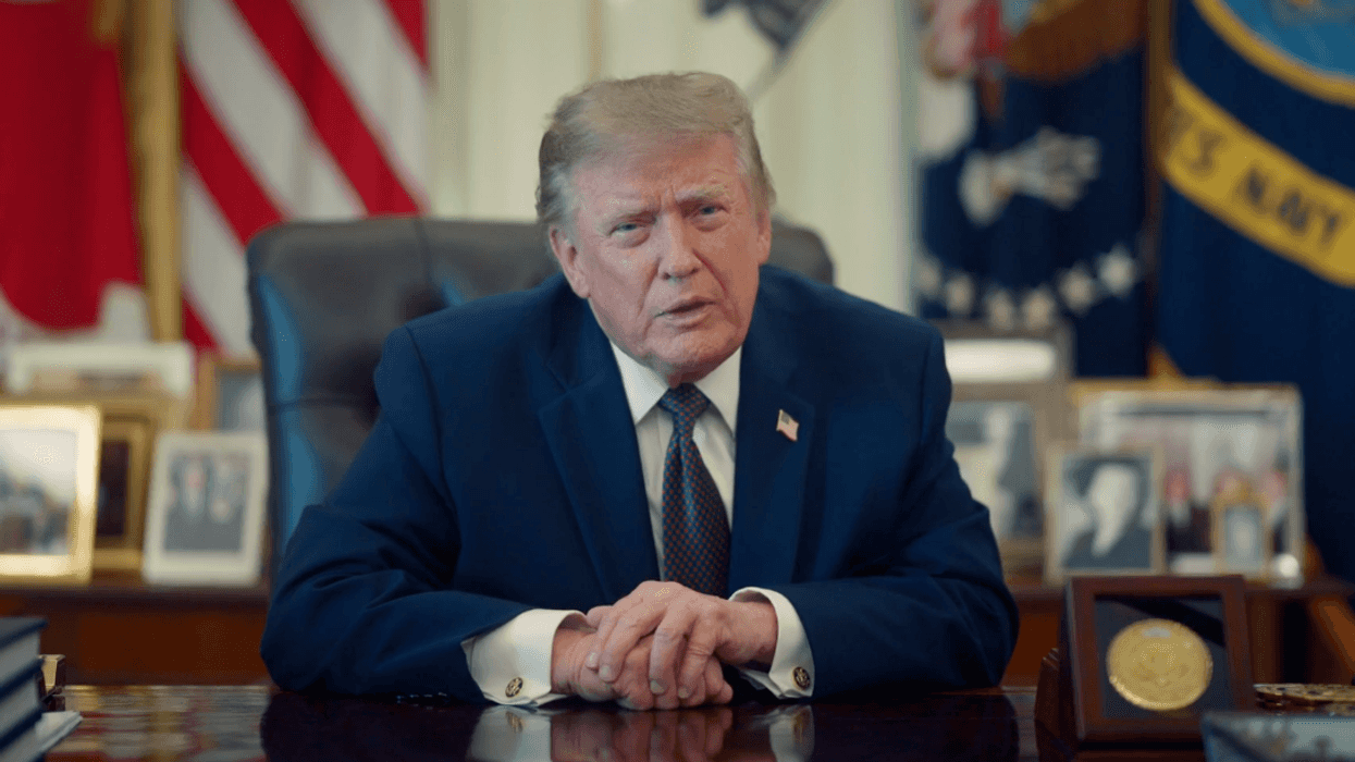 Screenshot of Donald Trump