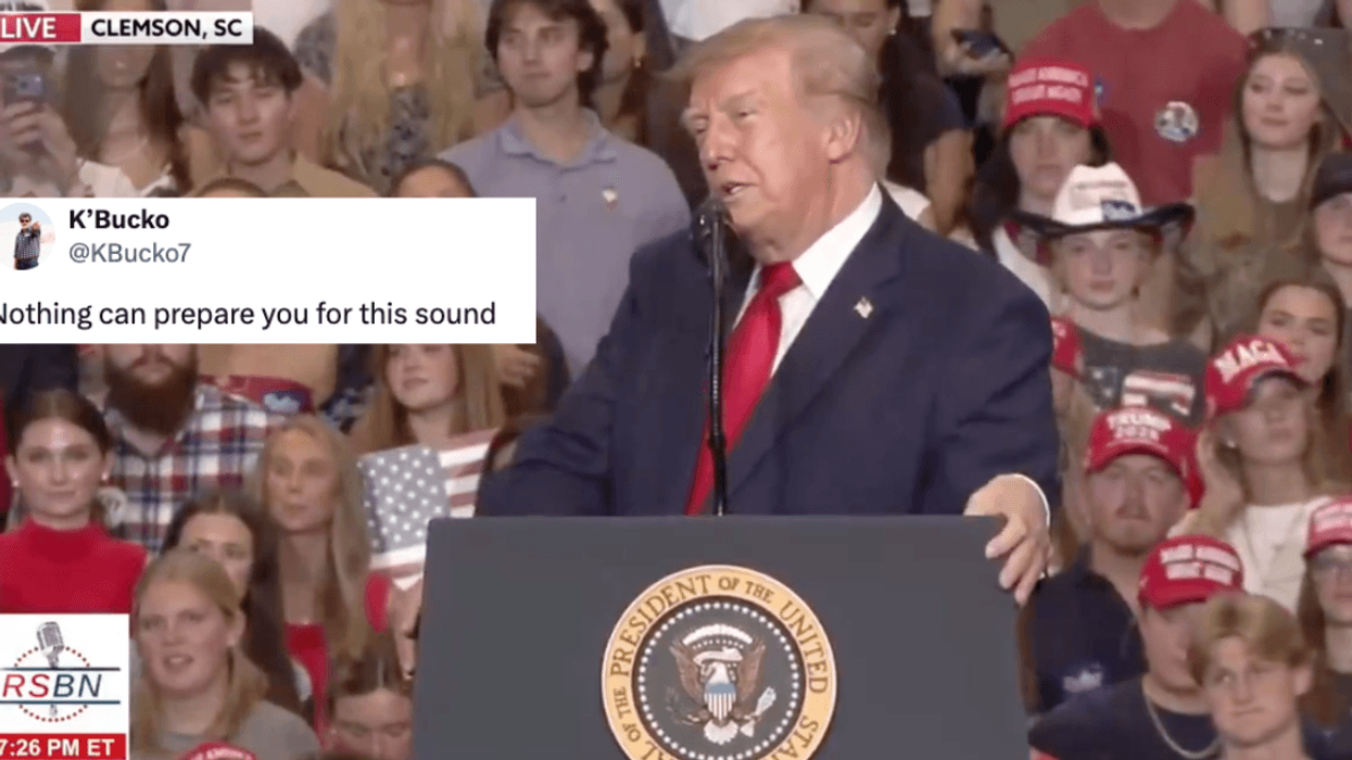 Screenshot of Donald Trump