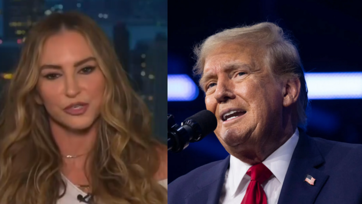 Screenshot of Drea de Matteo; Donald Trump