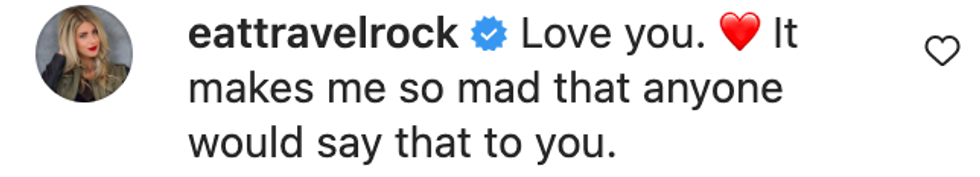 Screenshot of @eattravelrock's post on Instagram