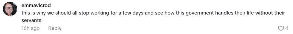 Screenshot of @emmavicrod's post