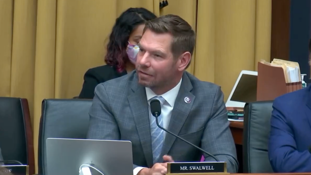 Screenshot of Eric Swalwell