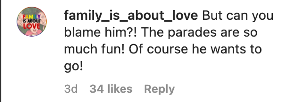 Screenshot of @family_is_about_love's post on Instagram