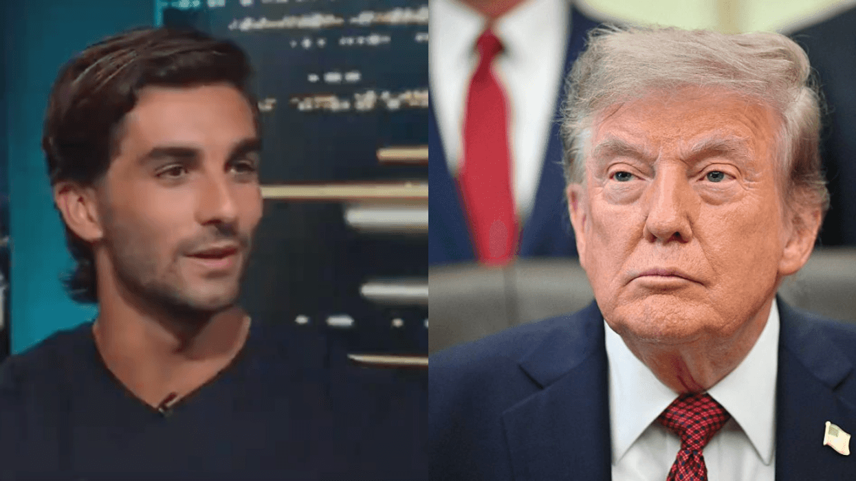 Screenshot of Ferran Torres; Donald Trump