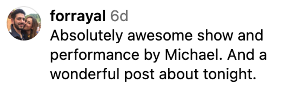 Screenshot of @forrayal's post