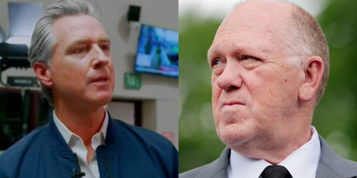 Gavin Newsom Dares Tom Homan To 'Arrest Me': VIDEO - Comic Sands