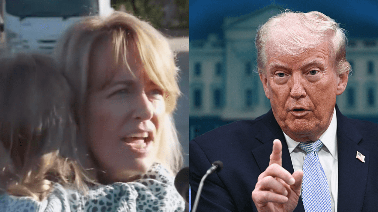 Screenshot of Georgia voter; Donald Trump