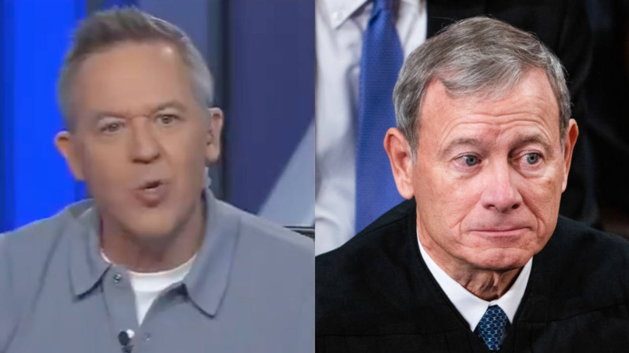 Screenshot of Greg Gutfeld; John Roberts
