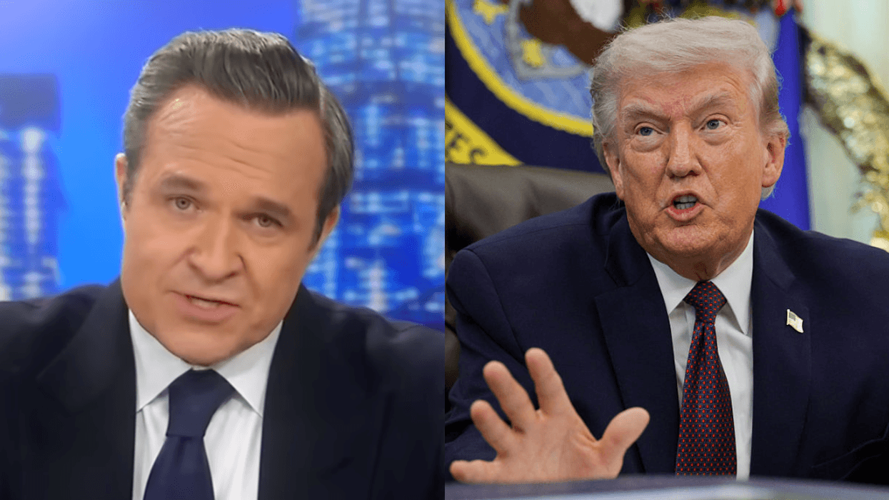 Screenshot of Greg Kelly; Donald Trump