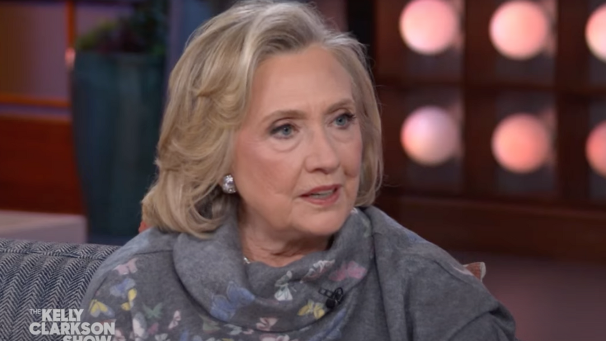 Screenshot of Hillary Clinton