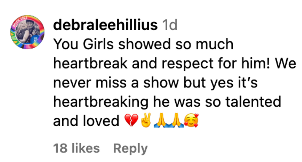 Screenshot of Instagram post by @debraleehillius