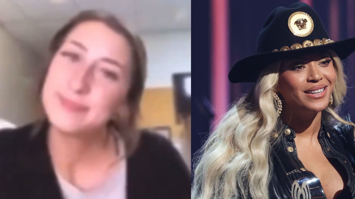 Screenshot of ISU student from racist video; Beyoncé