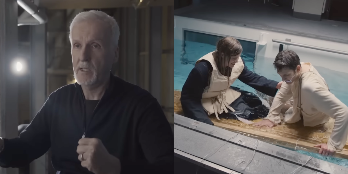 James Cameron recreates Titanic door scene to see if Jack fit