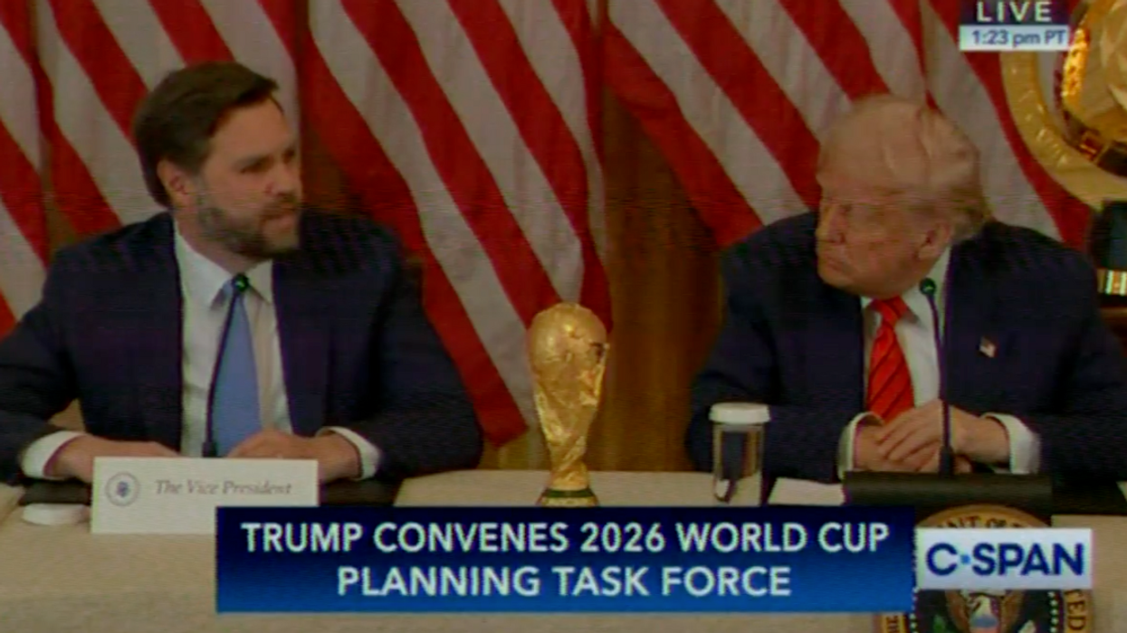 Screenshot of JD Vance and Donald Trump