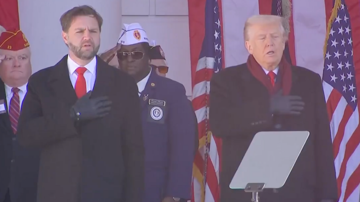 Screenshot of JD Vance and Donald Trump