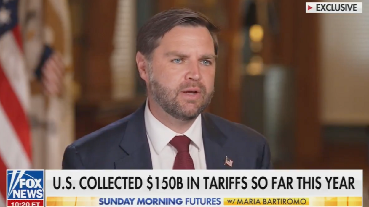 Screenshot of JD Vance