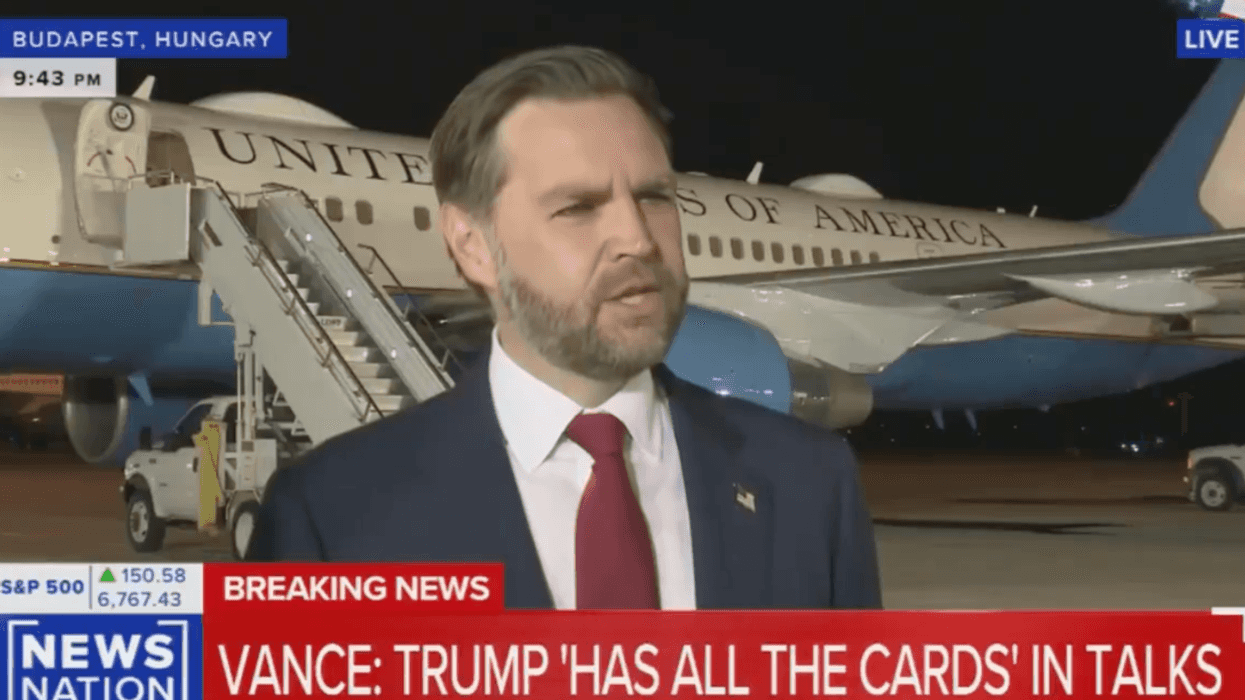 Screenshot of JD Vance