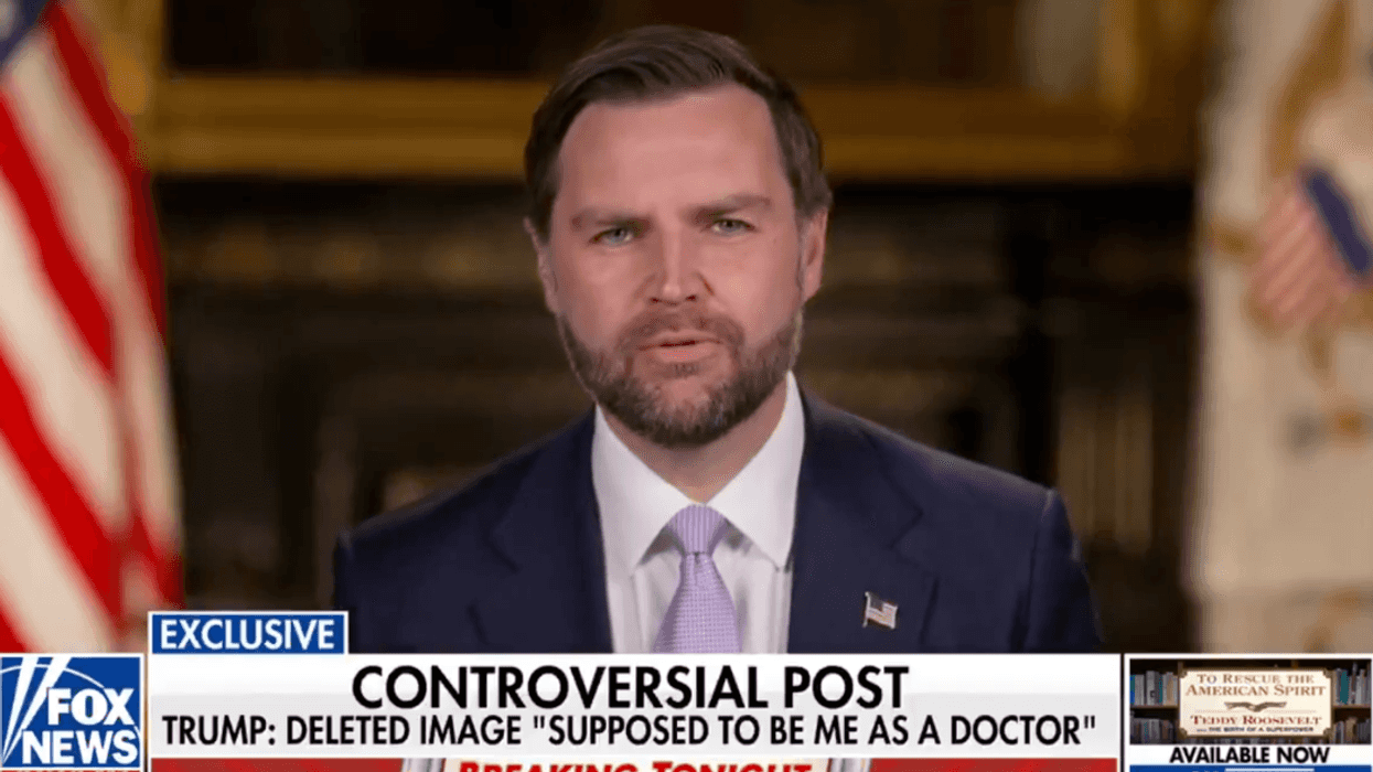 Screenshot of JD Vance