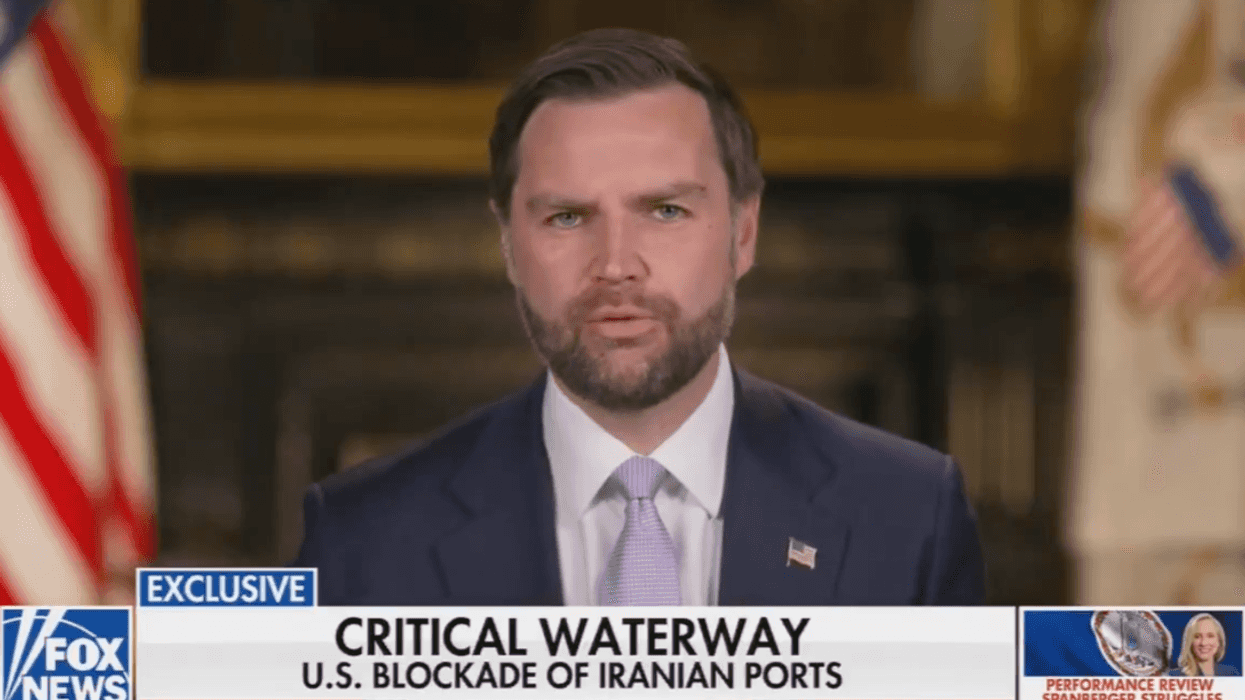 Screenshot of JD Vance