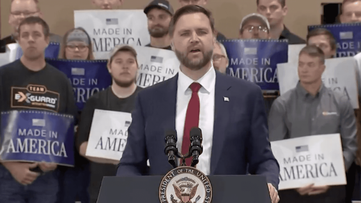 Screenshot of JD Vance